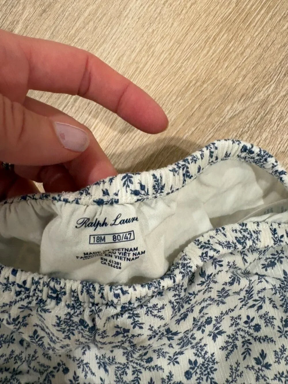 Ralph Lauren Floral Dress & Bloomers Set 18M Baby Girl